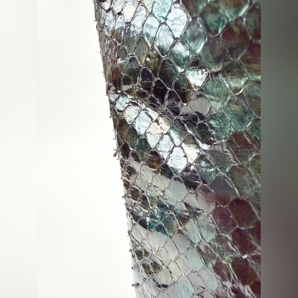 GUCCI | Tom Ford Runway Spring 1997 Iridescent Python Knee High Boots US 6.5 - Picture 11 of 16